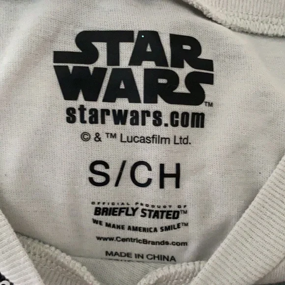 Star Wars Mandalorian 2 piece short sleeve pajama set Size Small NWT - Picture 6 of 7